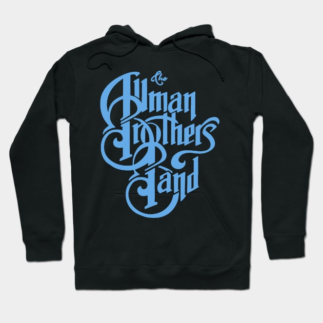 Vintage Retro Allman Brothers Logo 70's Hoodie by robotbasecamp